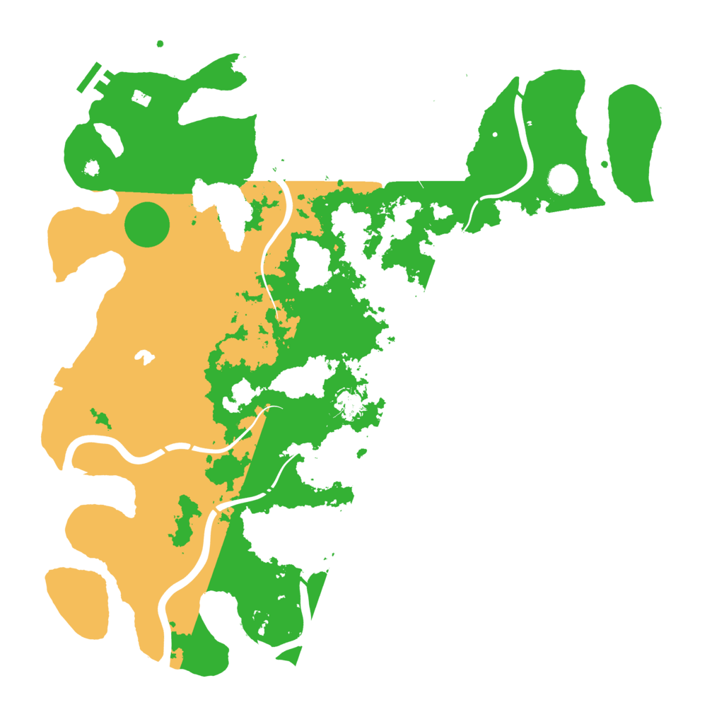 Biome Rust Map: Procedural Map, Size: 4250, Seed: 41214323