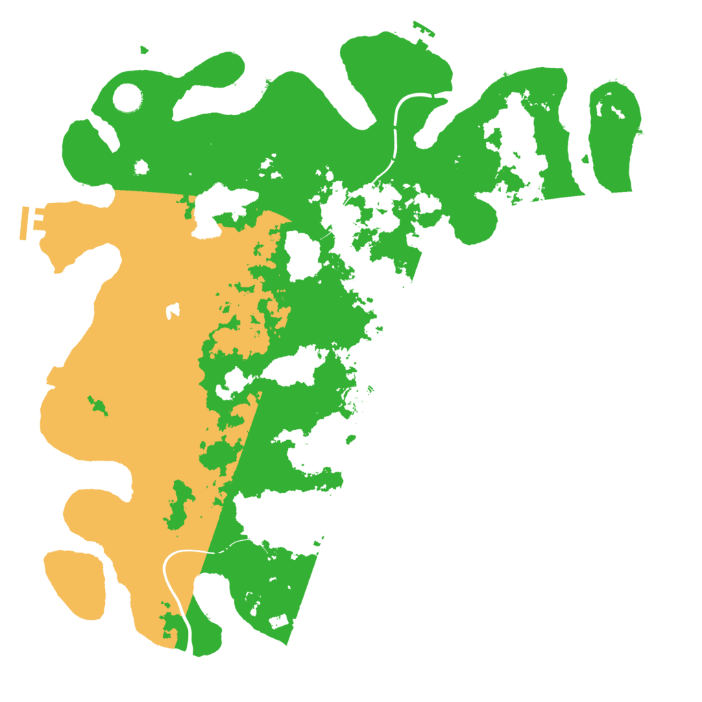 Biome Rust Map: Procedural Map, Size: 4250, Seed: 41214323