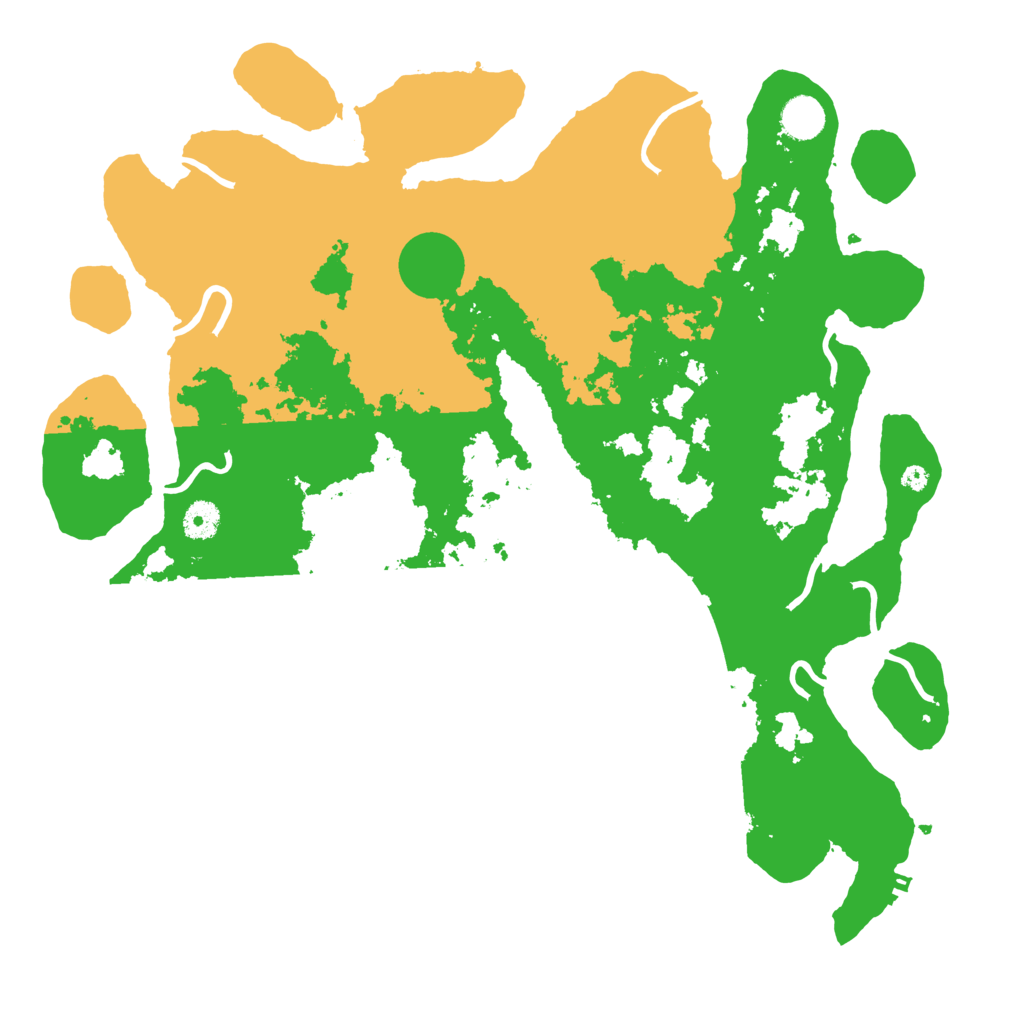 Biome Rust Map: Procedural Map, Size: 4100, Seed: 46471670