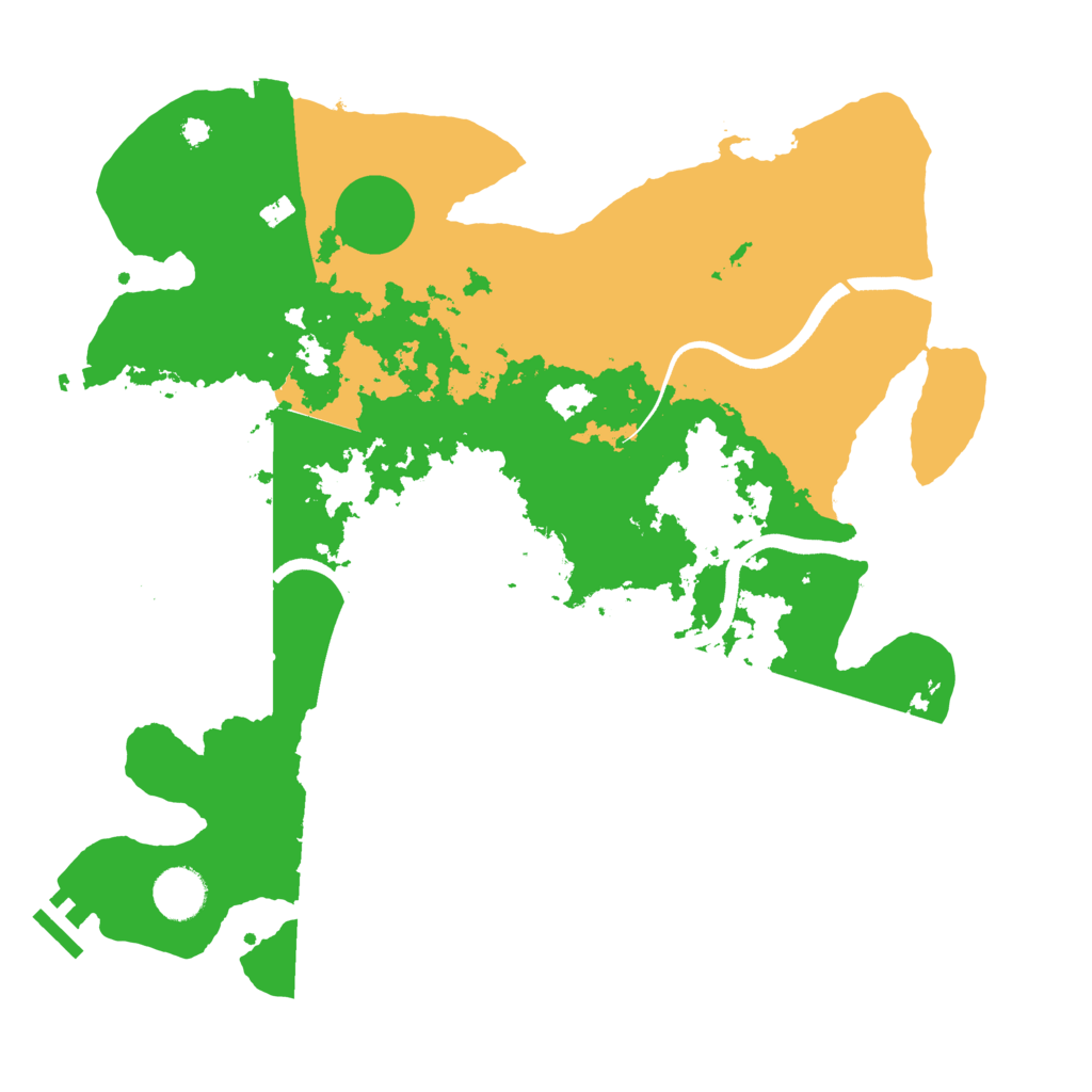 Biome Rust Map: Procedural Map, Size: 3650, Seed: 78195668