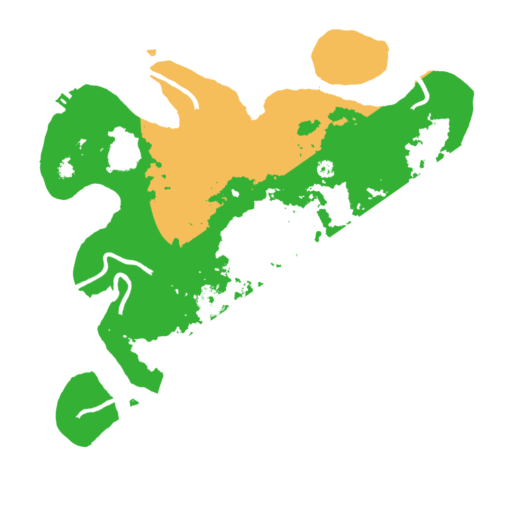 Biome Rust Map: Procedural Map, Size: 3000, Seed: 1623365