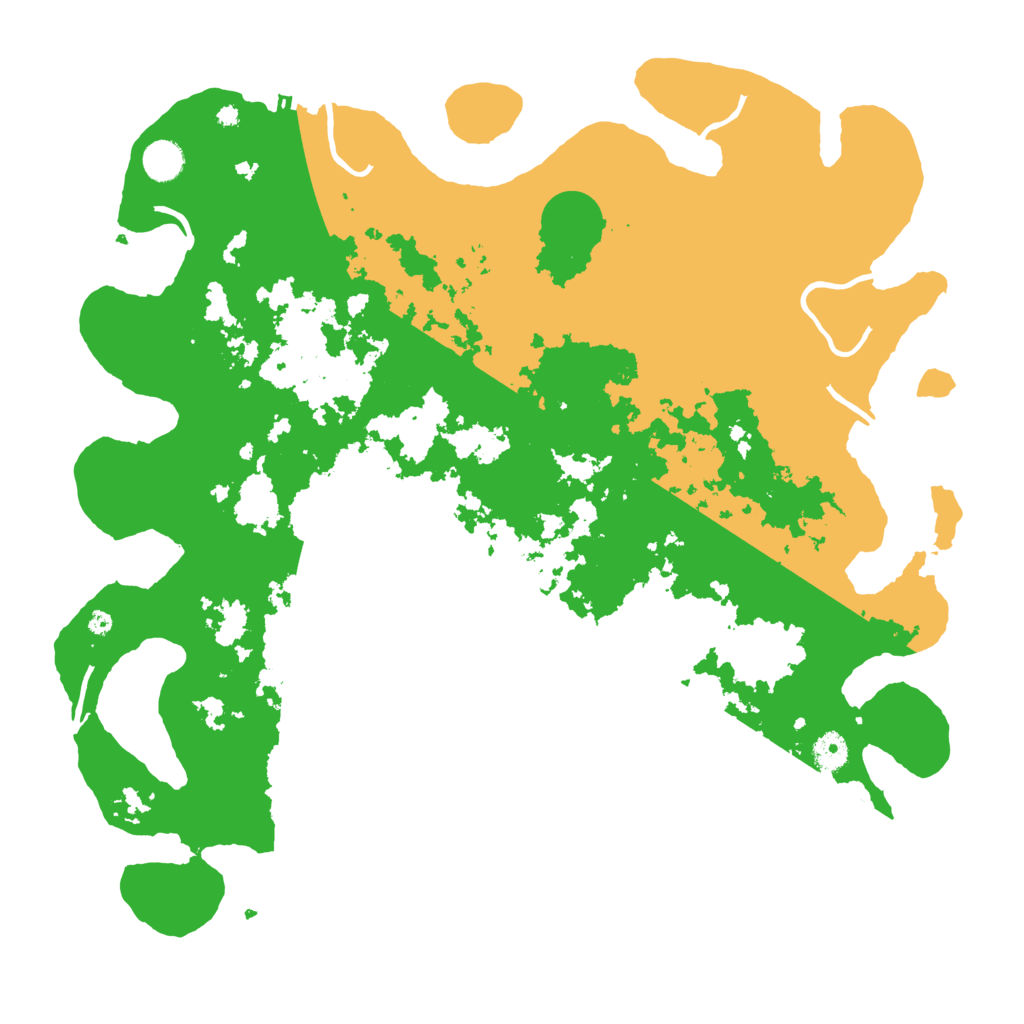 Biome Rust Map: Procedural Map, Size: 4400, Seed: 77175034