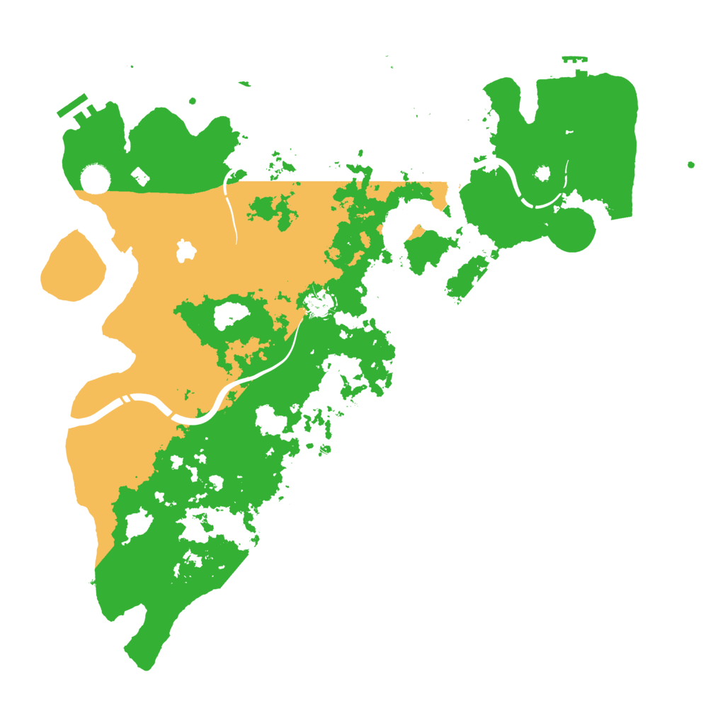 Biome Rust Map: Procedural Map, Size: 4300, Seed: 29113728