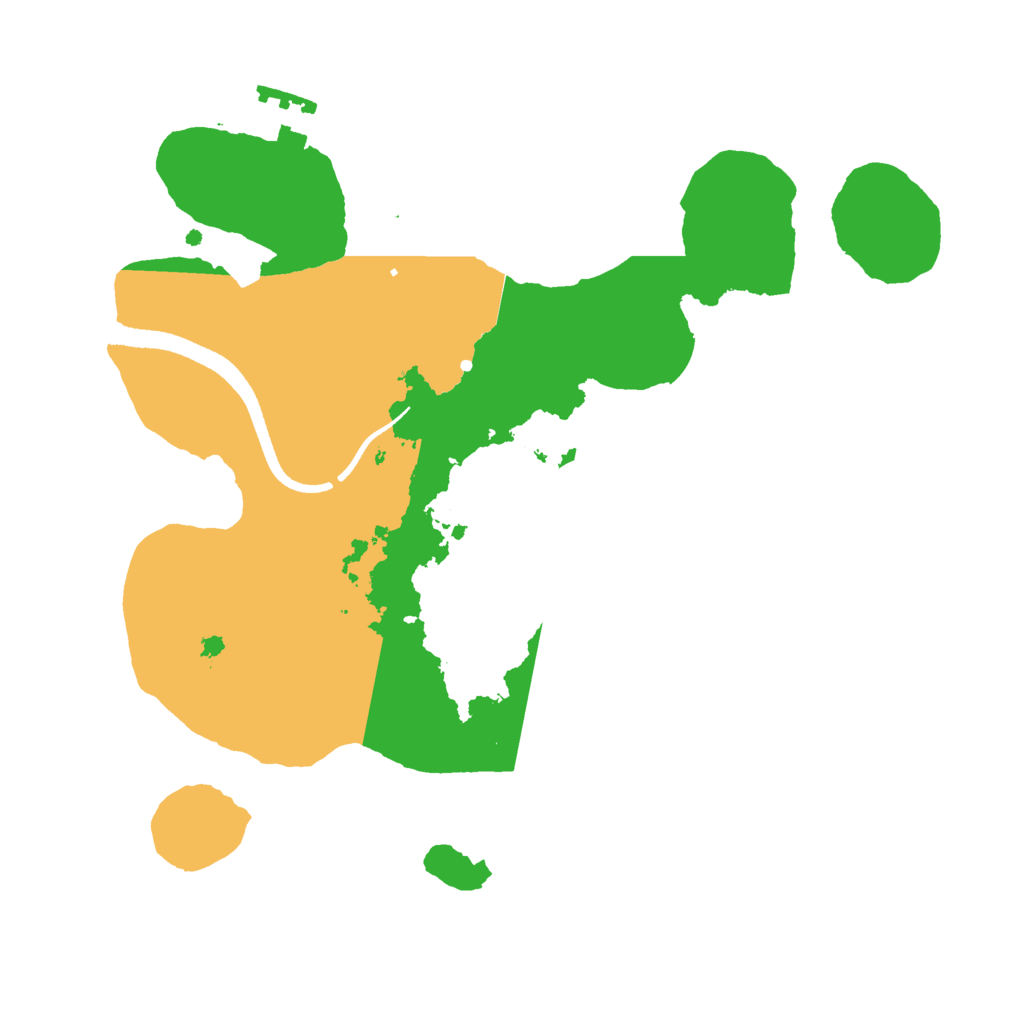 Biome Rust Map: Procedural Map, Size: 2500, Seed: 171053647