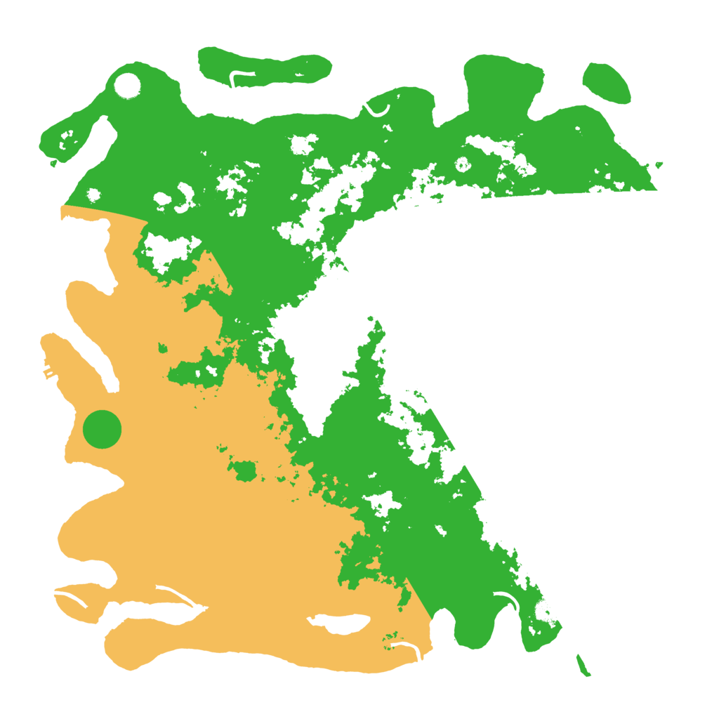 Biome Rust Map: Procedural Map, Size: 4900, Seed: 96960336