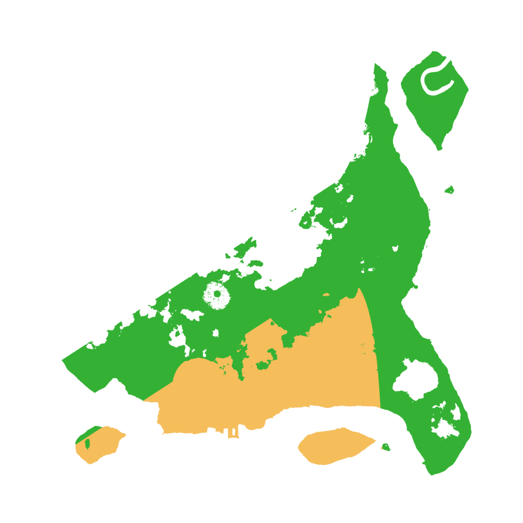 Biome Rust Map: Procedural Map, Size: 3000, Seed: 3738