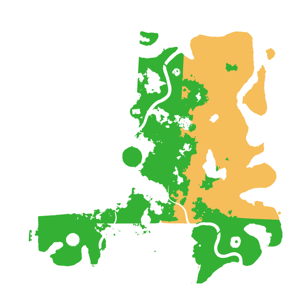 Biome Rust Map: Procedural Map, Size: 4000, Seed: 19298846