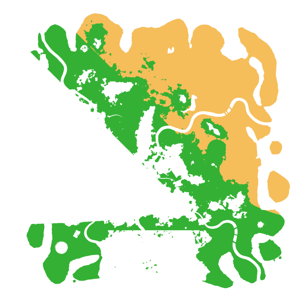 Biome Rust Map: Procedural Map, Size: 4400, Seed: 2788591