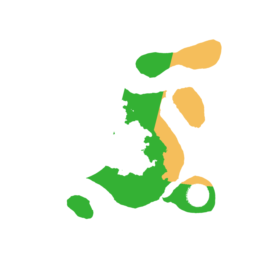 Biome Rust Map: Barren, Size: 2000, Seed: 2504