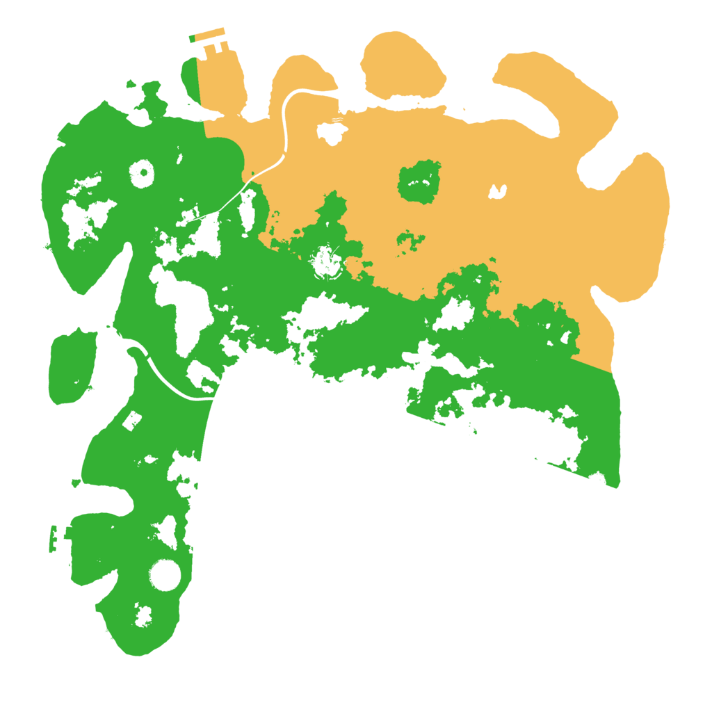 Biome Rust Map: Procedural Map, Size: 4000, Seed: 1396951735