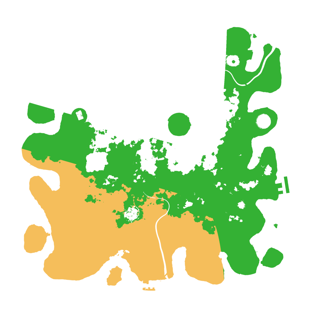 Biome Rust Map: Procedural Map, Size: 3750, Seed: 49229149