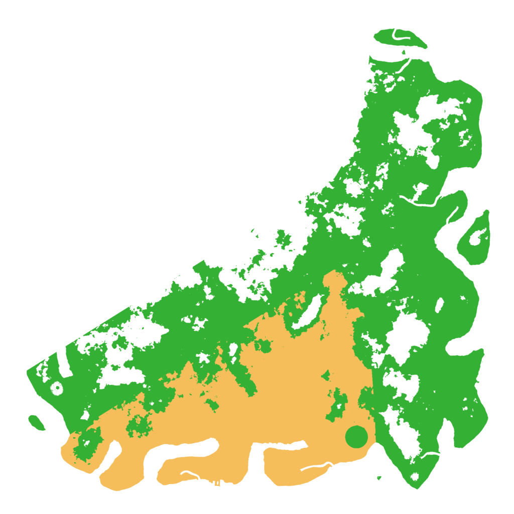 Biome Rust Map: Procedural Map, Size: 6000, Seed: 221186683
