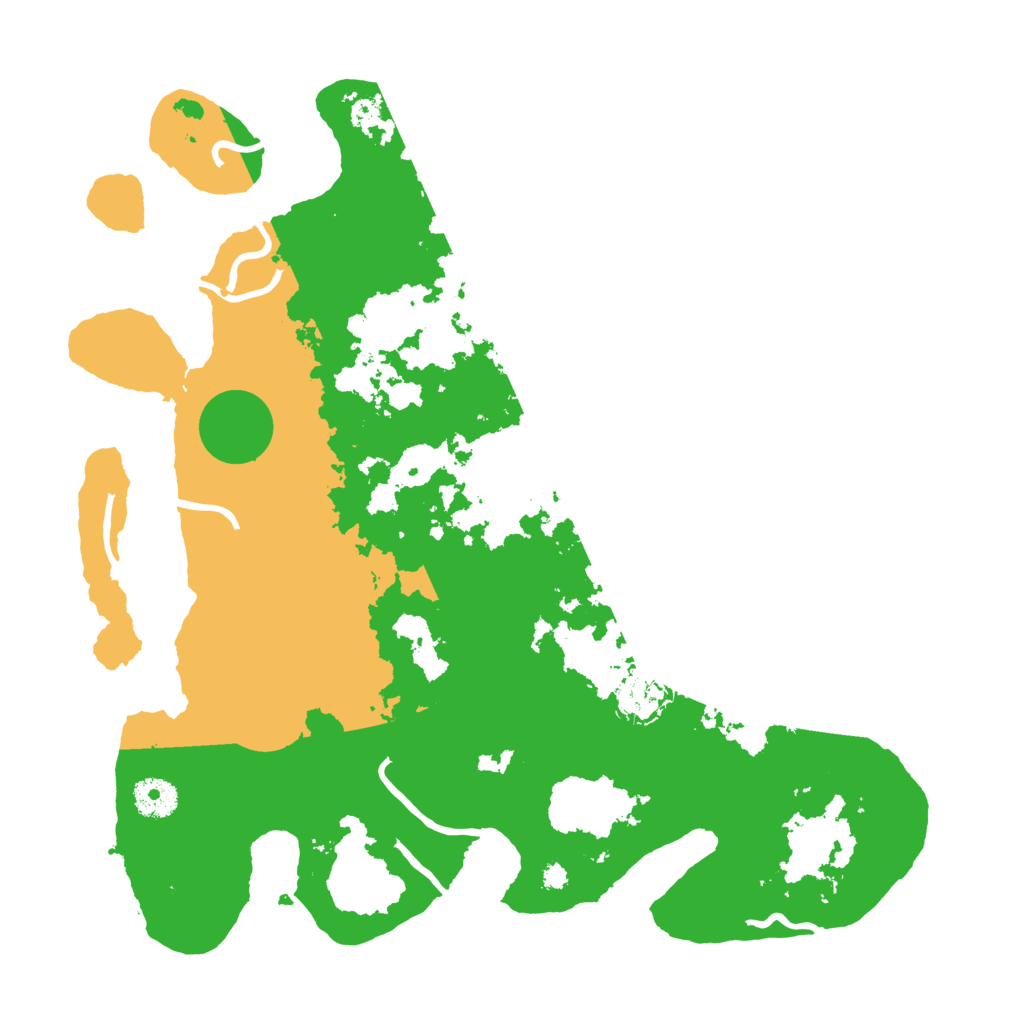 Biome Rust Map: Procedural Map, Size: 3650, Seed: 76959051