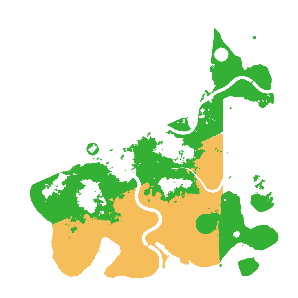 Biome Rust Map: Procedural Map, Size: 3900, Seed: 33252383