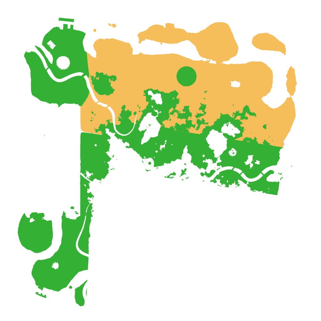 Biome Rust Map: Procedural Map, Size: 4250, Seed: 12342