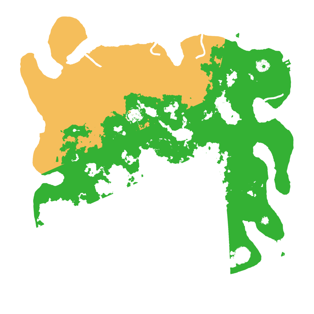 Biome Rust Map: Procedural Map, Size: 3700, Seed: 82498459