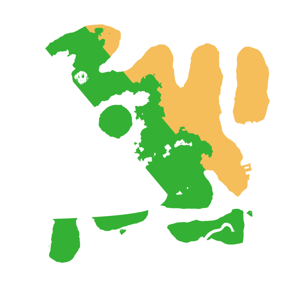 Biome Rust Map: Procedural Map, Size: 2500, Seed: 1904048164