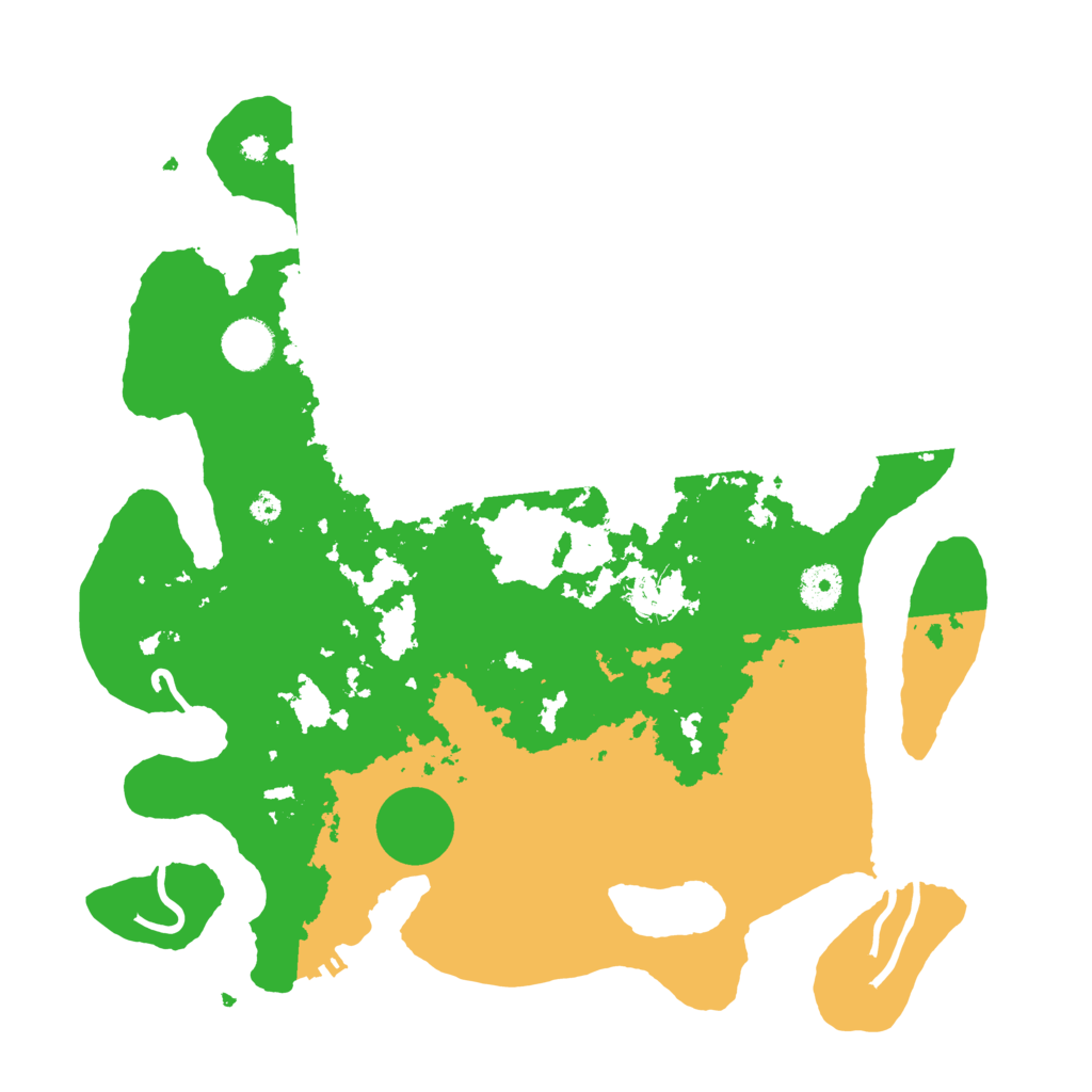 Biome Rust Map: Procedural Map, Size: 3700, Seed: 94152259