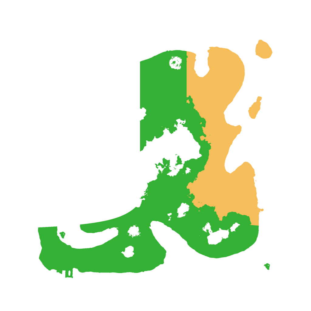 Biome Rust Map: Procedural Map, Size: 2500, Seed: 757747593