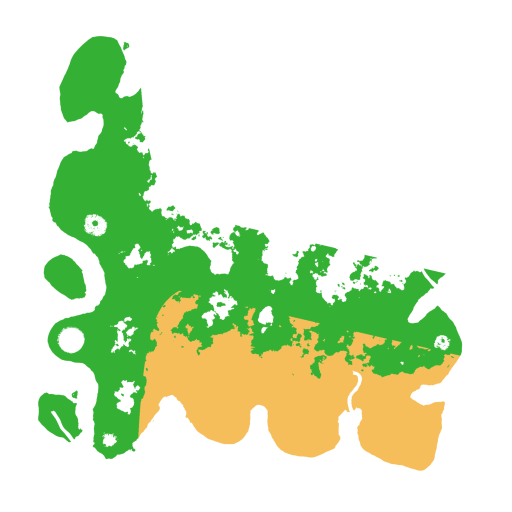 Biome Rust Map: Procedural Map, Size: 3500, Seed: 76434882