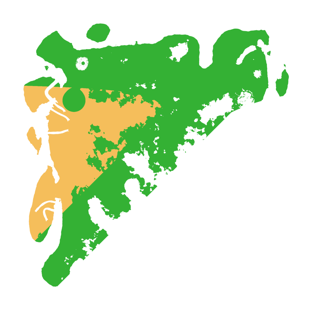 Biome Rust Map: Procedural Map, Size: 3700, Seed: 11065900