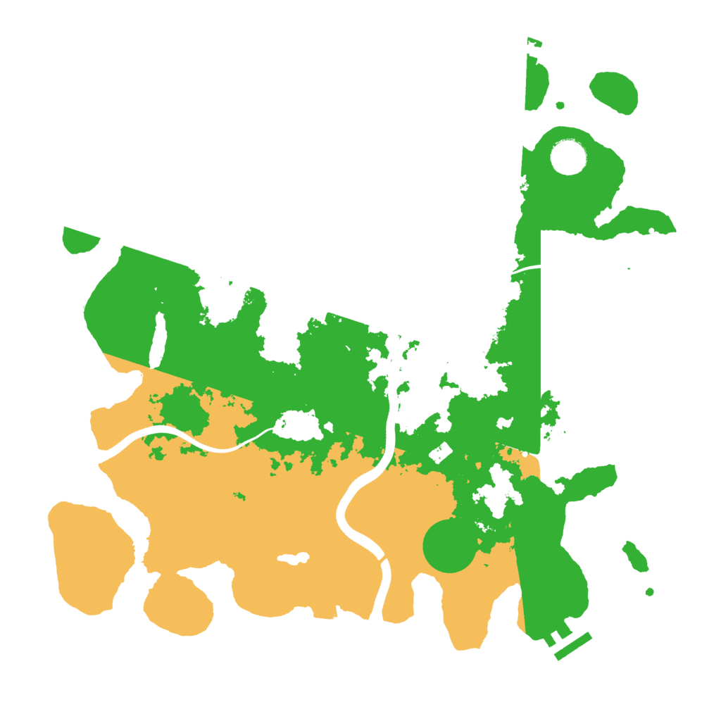 Biome Rust Map: Procedural Map, Size: 3550, Seed: 28413744