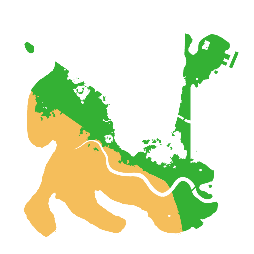 Biome Rust Map: Procedural Map, Size: 3000, Seed: 23951