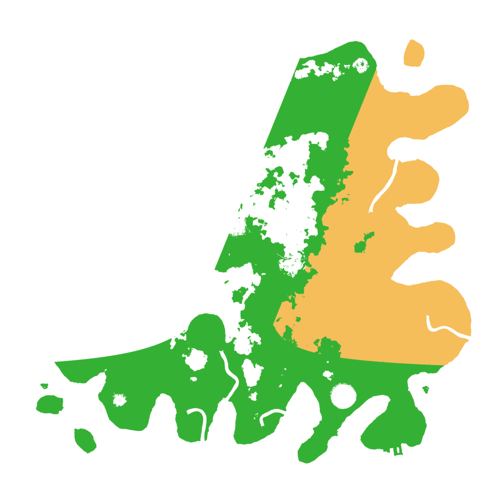 Biome Rust Map: Procedural Map, Size: 3500, Seed: 1992854912