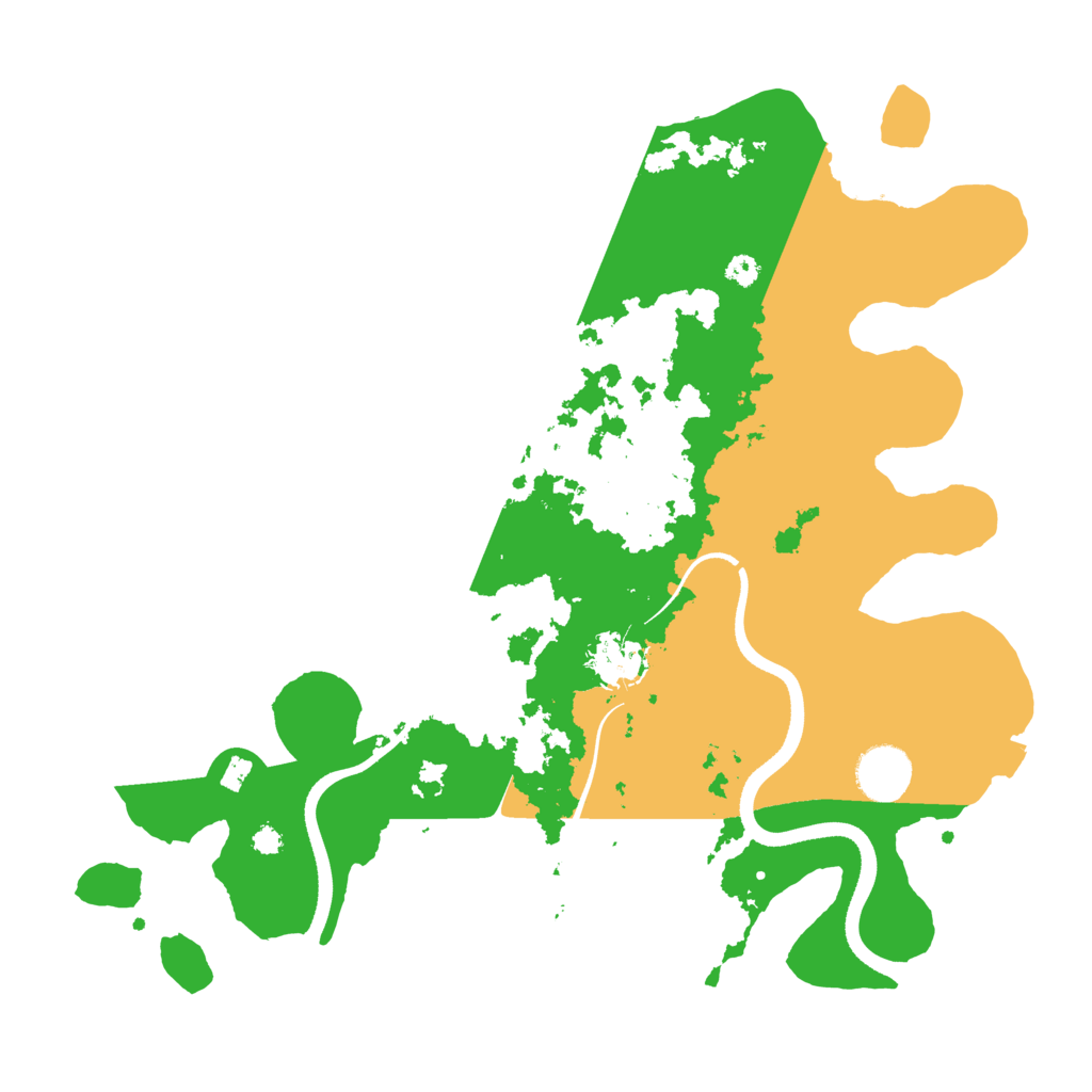 Biome Rust Map: Procedural Map, Size: 3500, Seed: 1992854912