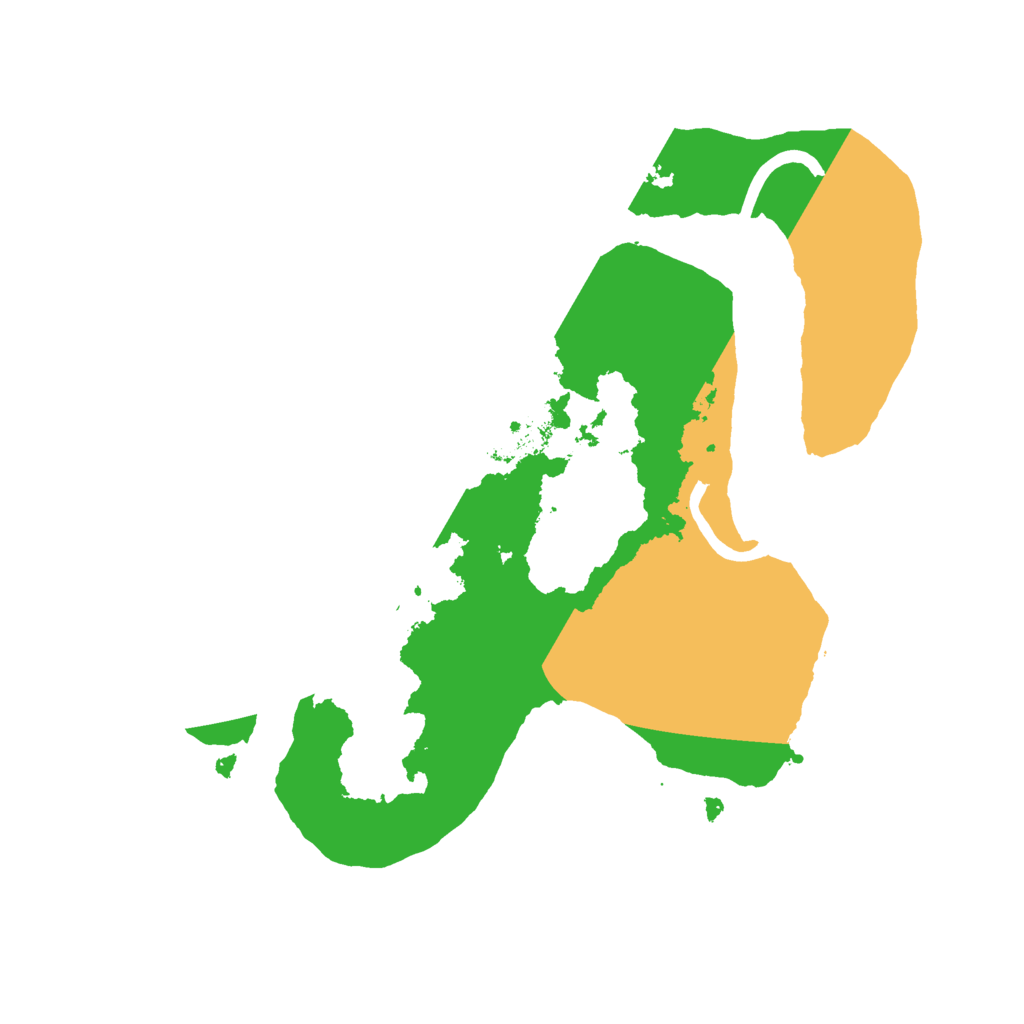 Biome Rust Map: Procedural Map, Size: 2250, Seed: 8
