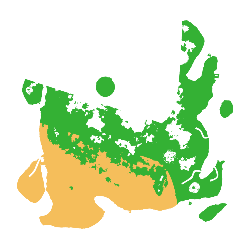 Biome Rust Map: Procedural Map, Size: 3500, Seed: 64433036