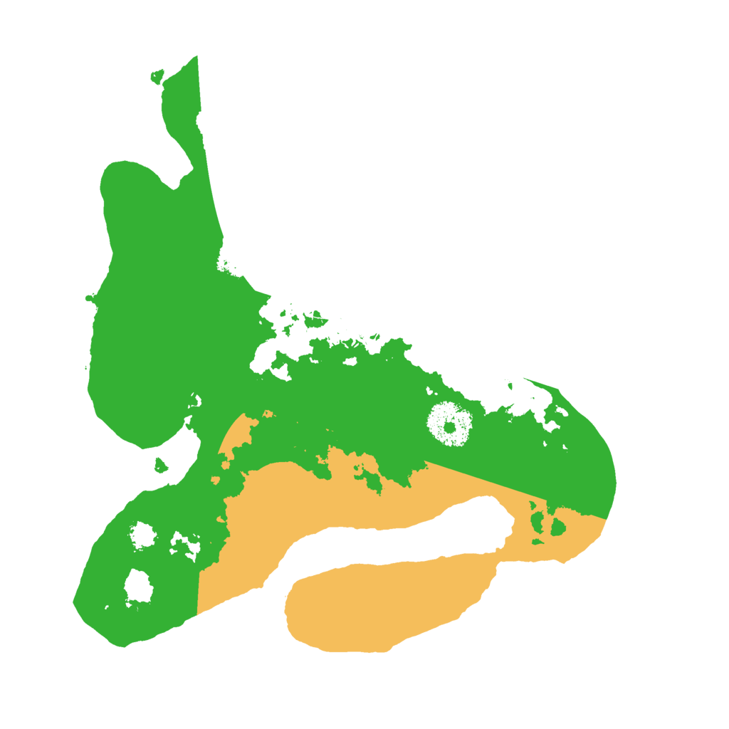 Biome Rust Map: Procedural Map, Size: 2500, Seed: 1822740555