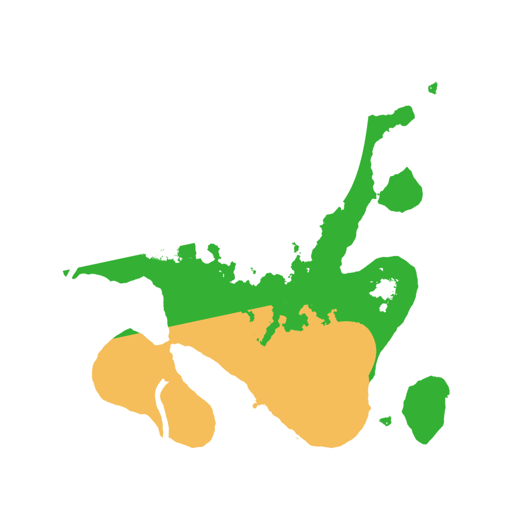 Biome Rust Map: Procedural Map, Size: 2300, Seed: 27745