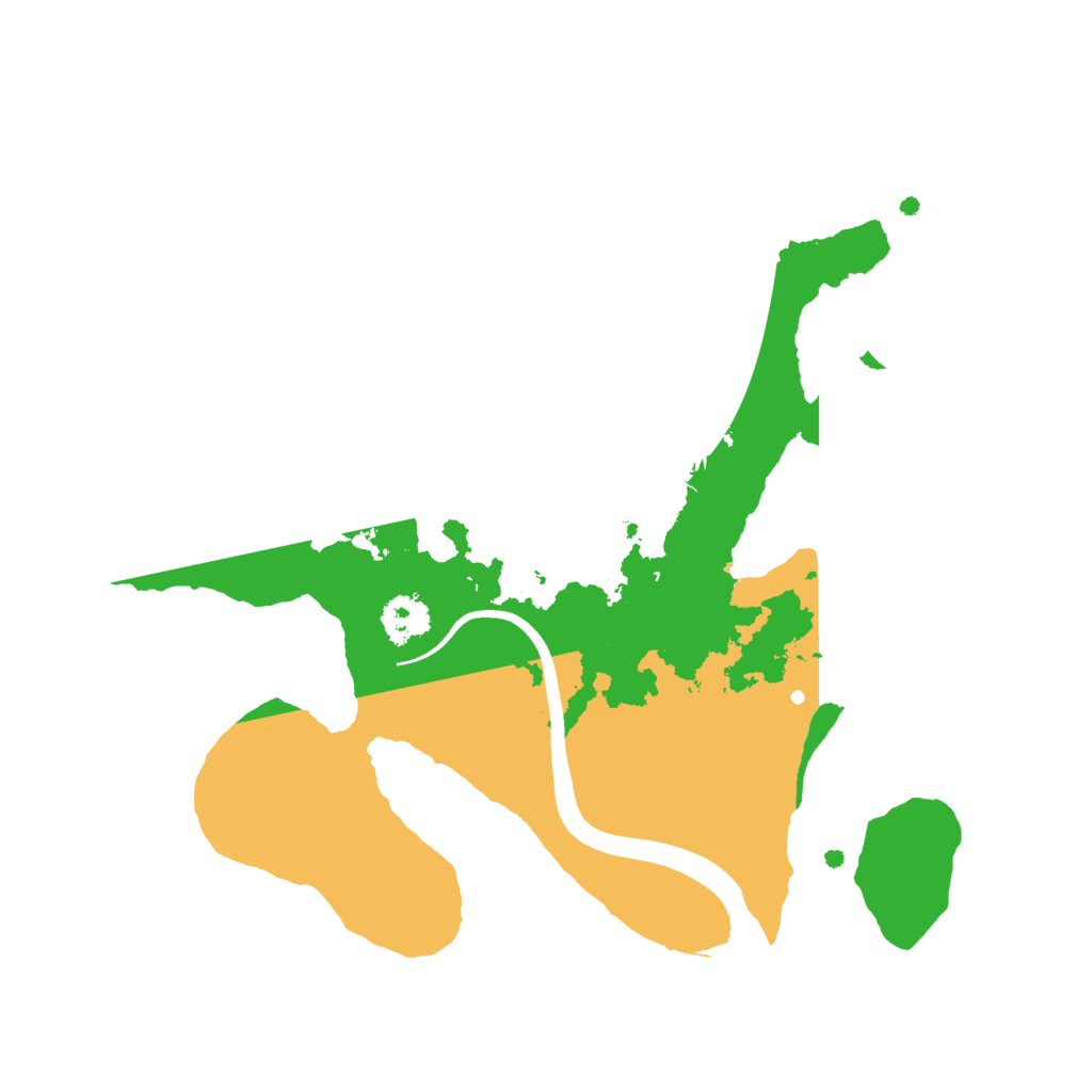 Biome Rust Map: Procedural Map, Size: 2300, Seed: 27745