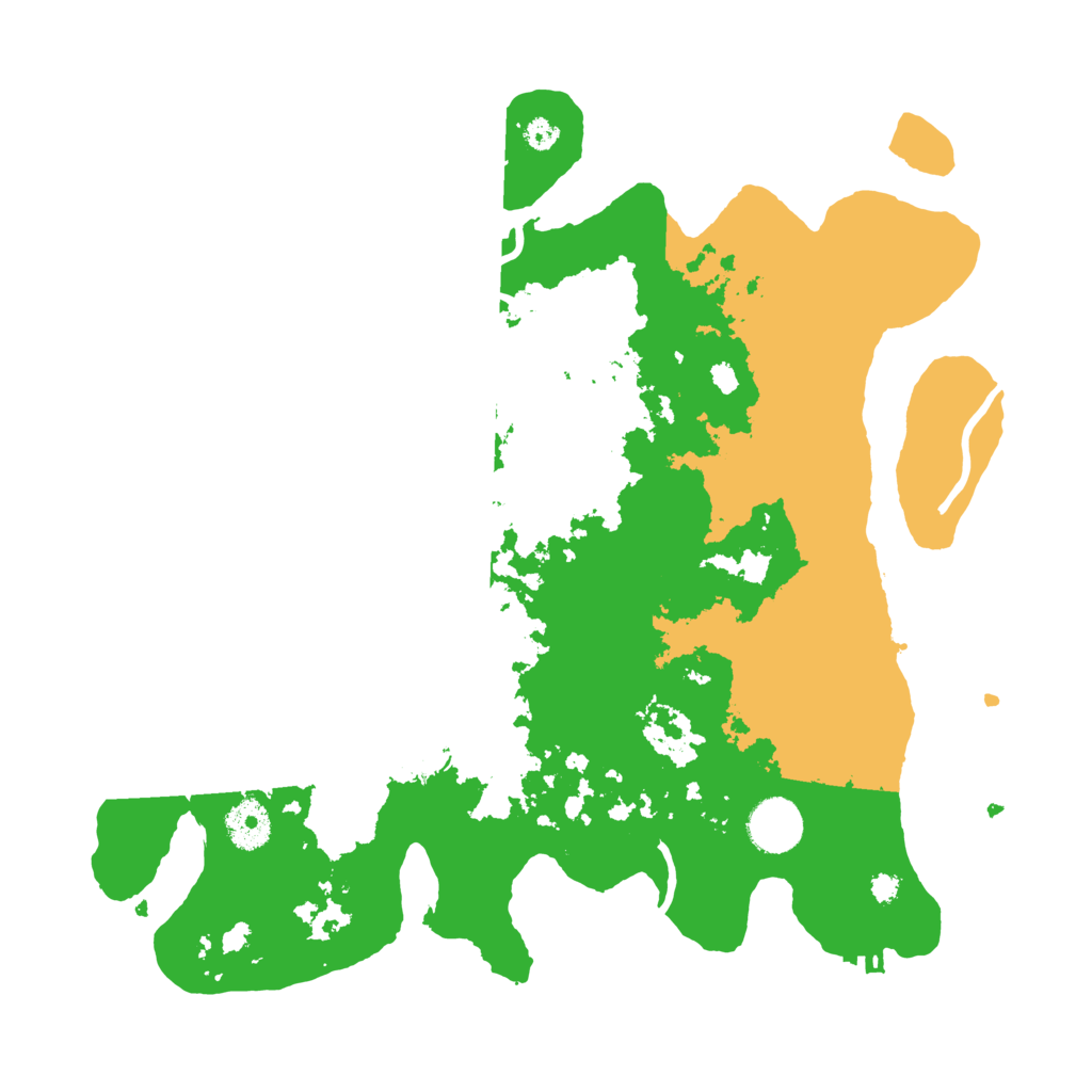 Biome Rust Map: Procedural Map, Size: 3500, Seed: 797321837