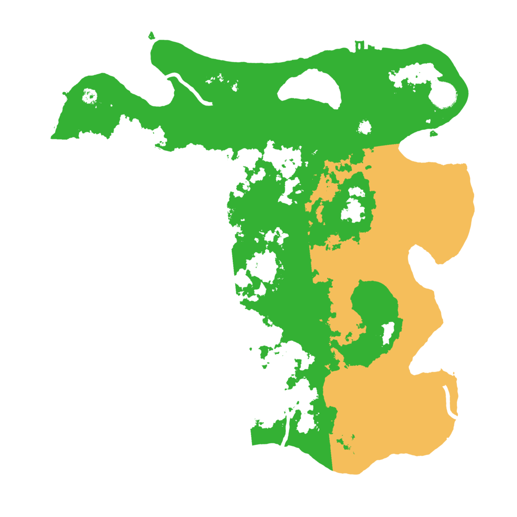 Biome Rust Map: Procedural Map, Size: 3500, Seed: 334252266