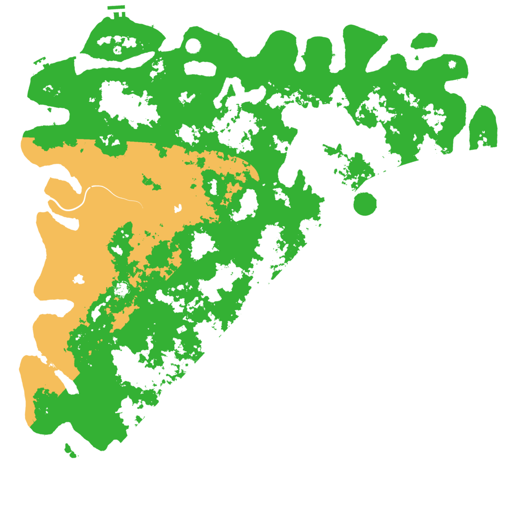 Biome Rust Map: Procedural Map, Size: 6000, Seed: 77821549
