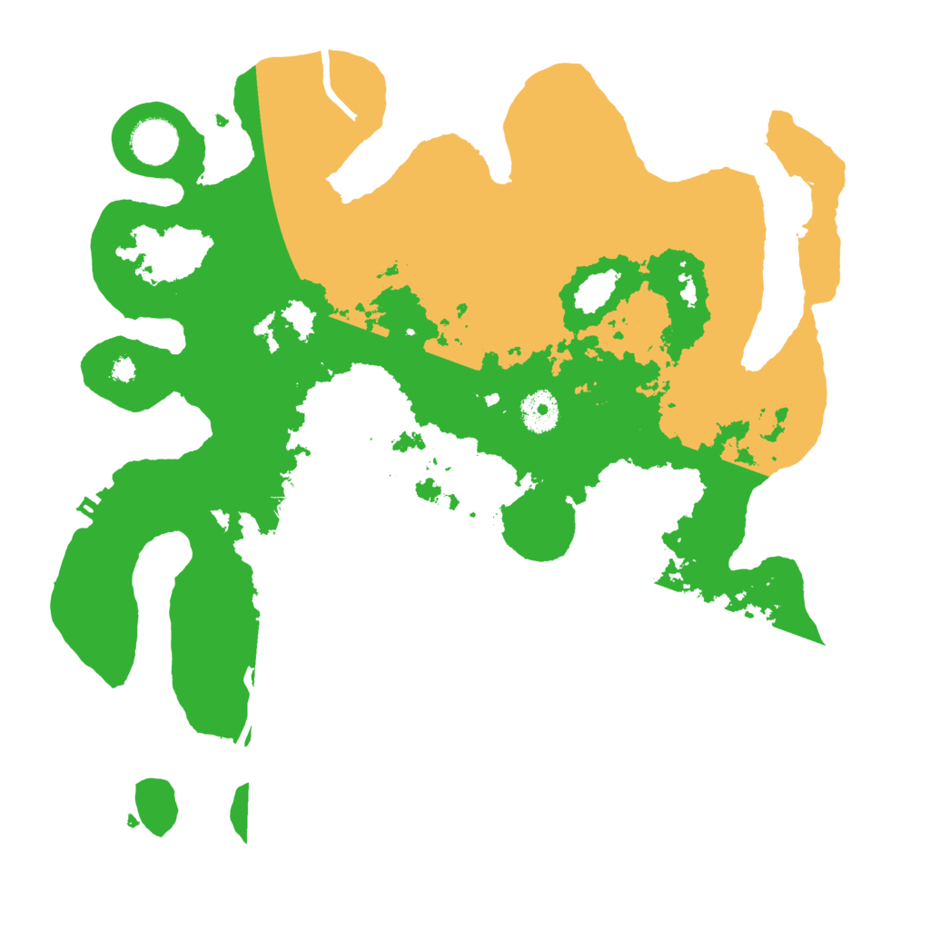 Biome Rust Map: Procedural Map, Size: 3500, Seed: 245493938