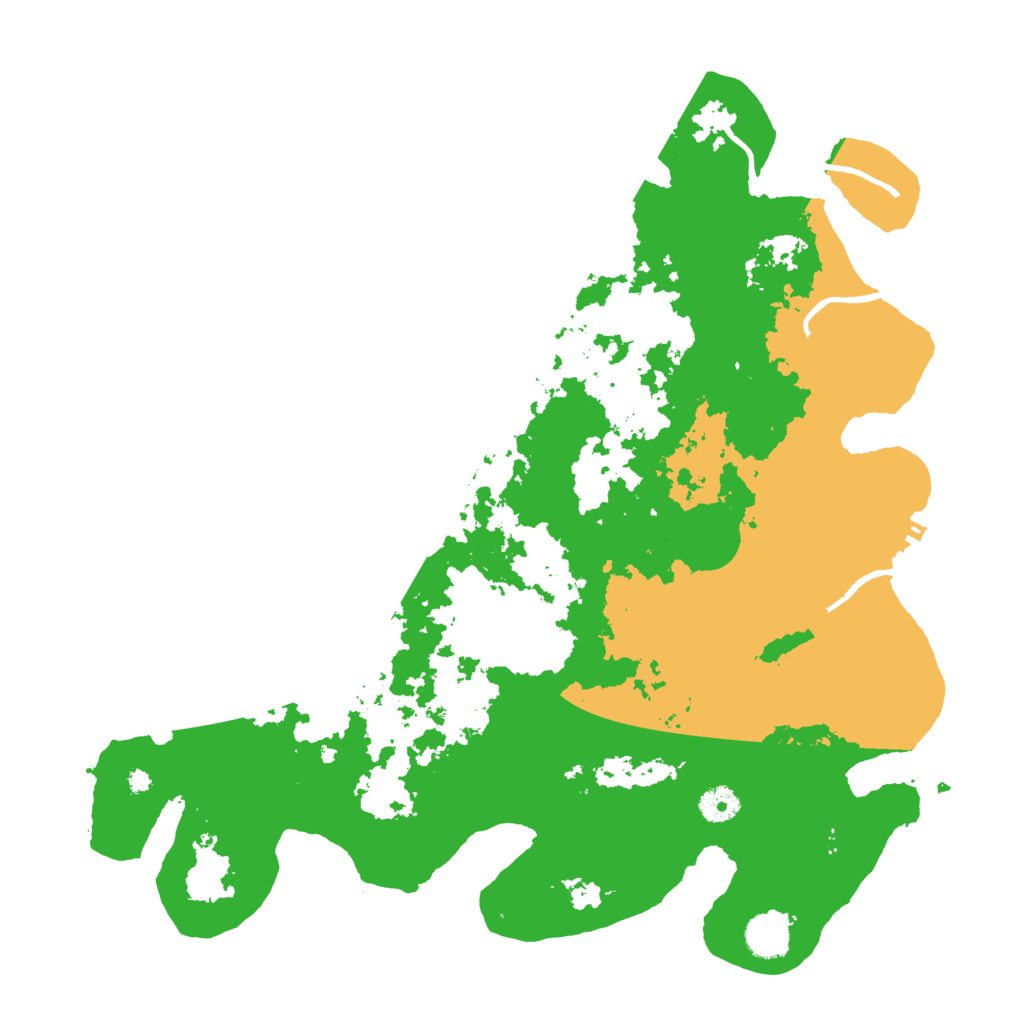 Biome Rust Map: Procedural Map, Size: 4100, Seed: 8