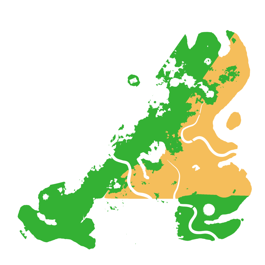Biome Rust Map: Procedural Map, Size: 4000, Seed: 339559840