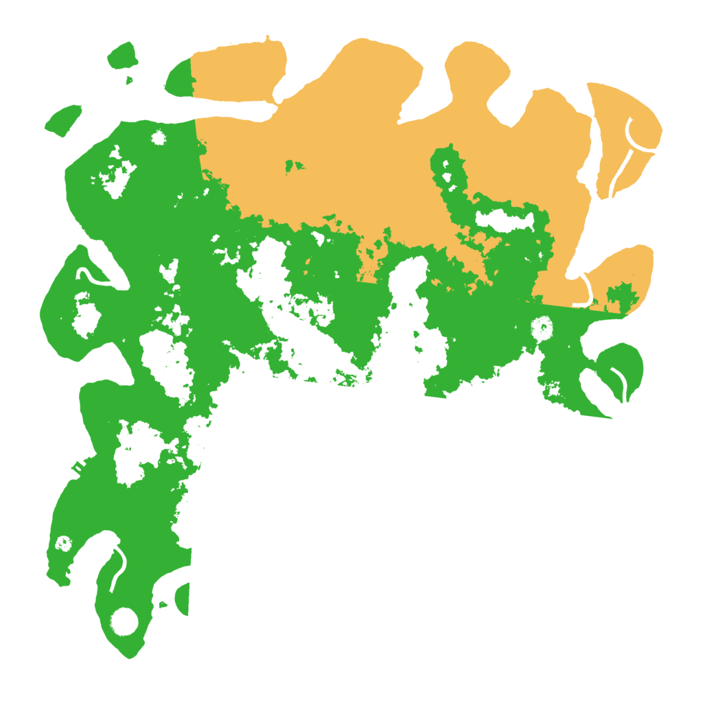 Biome Rust Map: Procedural Map, Size: 4500, Seed: 1208436337