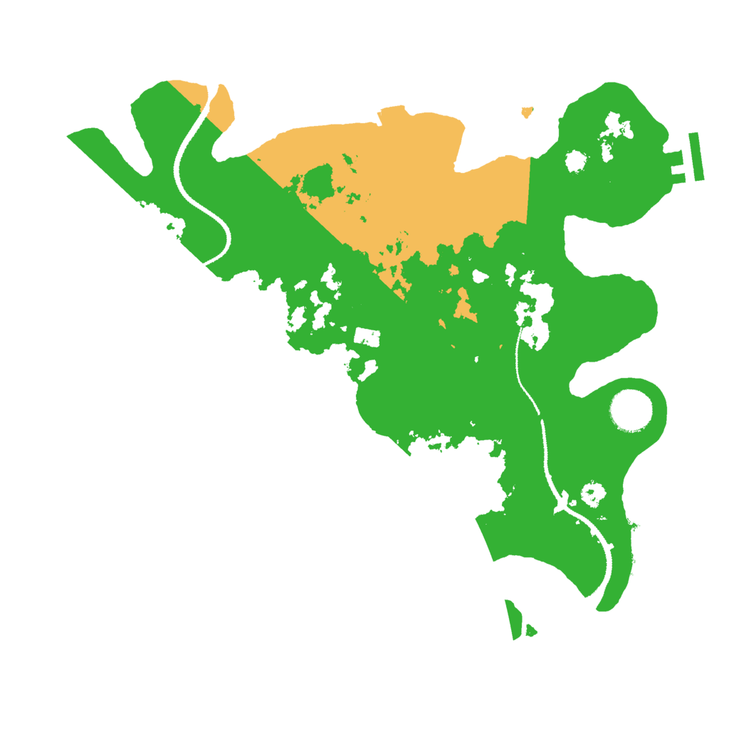 Biome Rust Map: Procedural Map, Size: 3050, Seed: 13371337