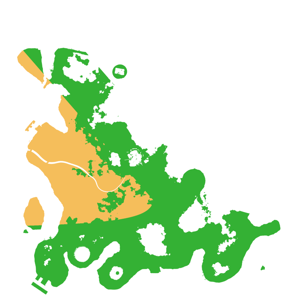 Biome Rust Map: Procedural Map, Size: 3500, Seed: 1714544964
