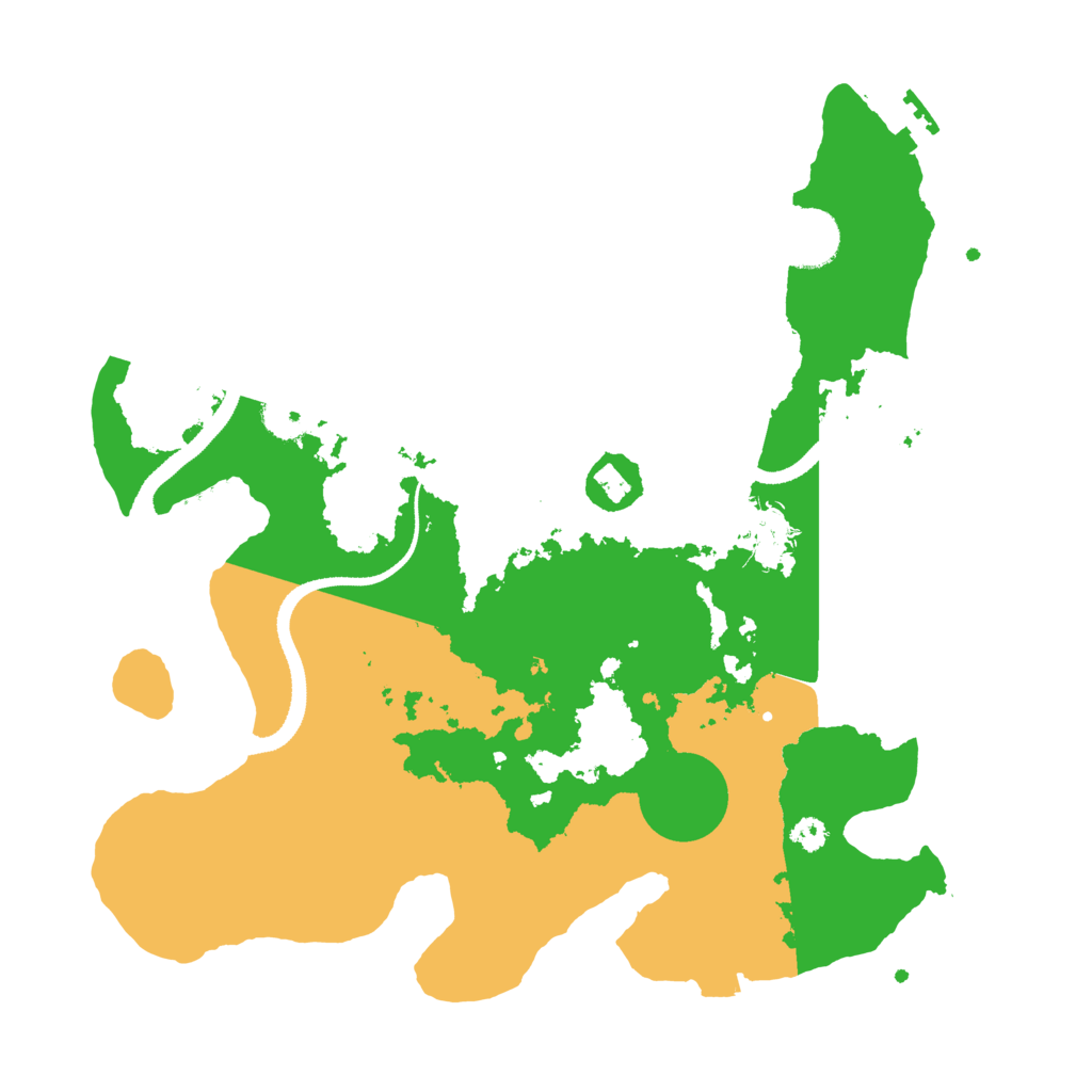 Biome Rust Map: Procedural Map, Size: 3250, Seed: 1126285936