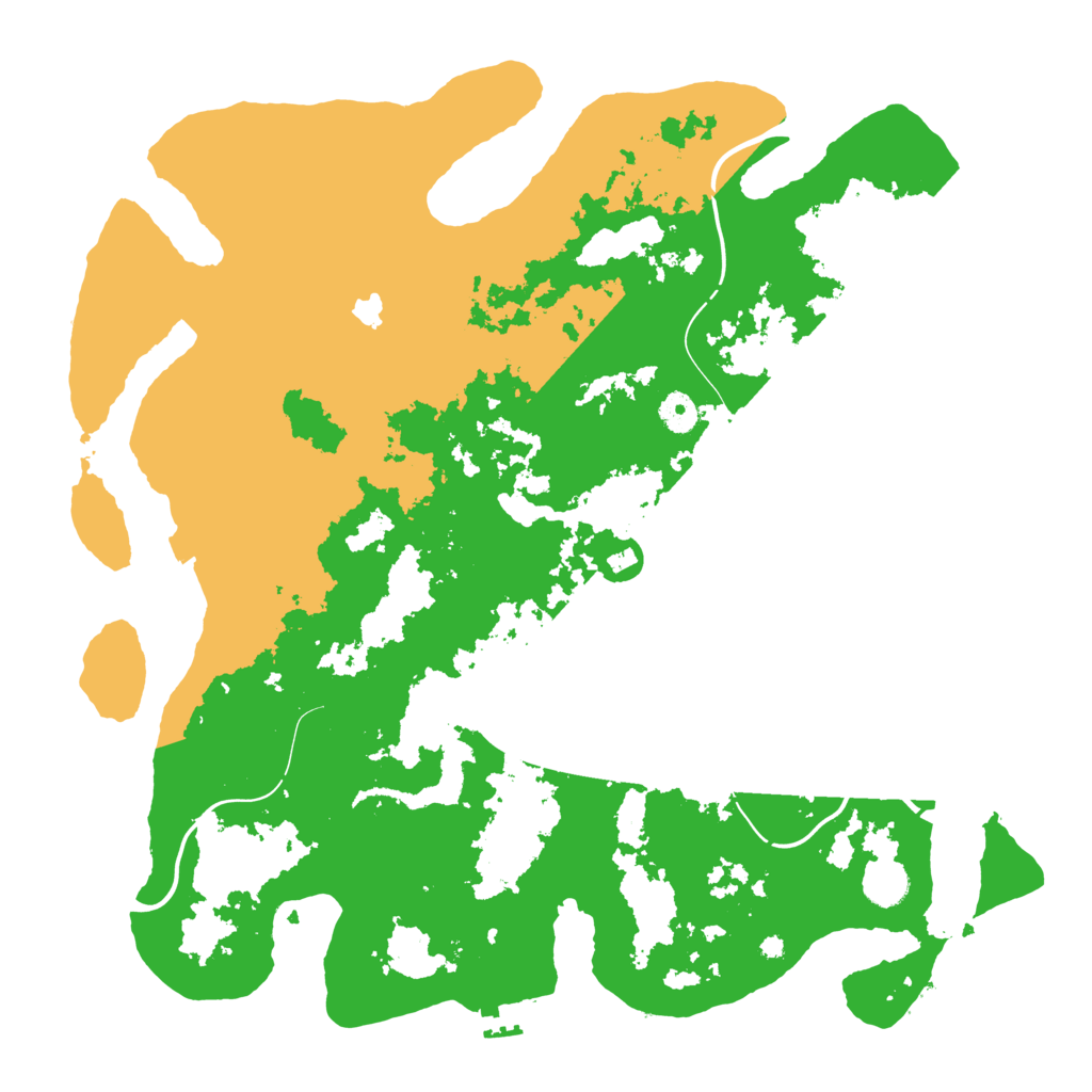 Biome Rust Map: Procedural Map, Size: 4250, Seed: 21382908