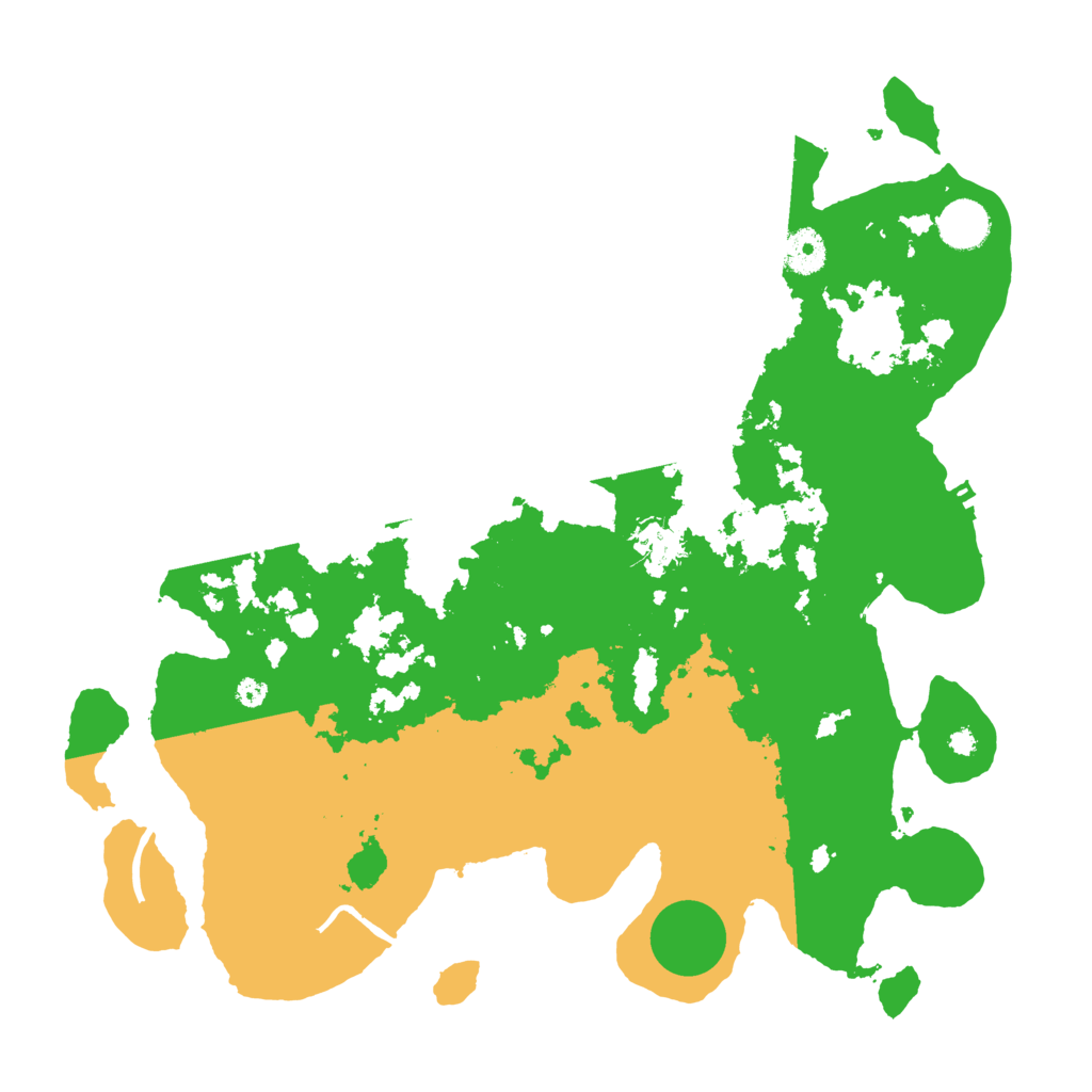Biome Rust Map: Procedural Map, Size: 3800, Seed: 16901552