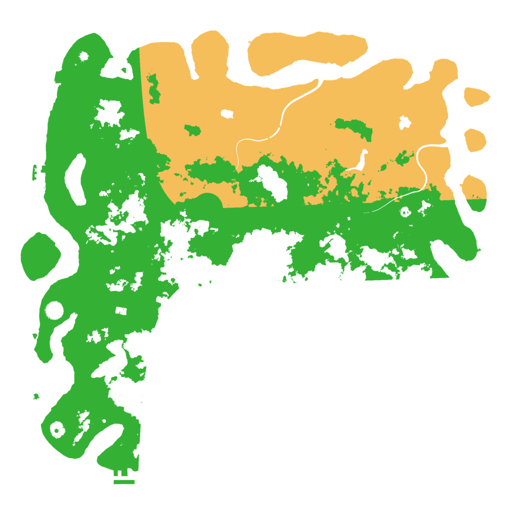 Biome Rust Map: Procedural Map, Size: 5000, Seed: 355000