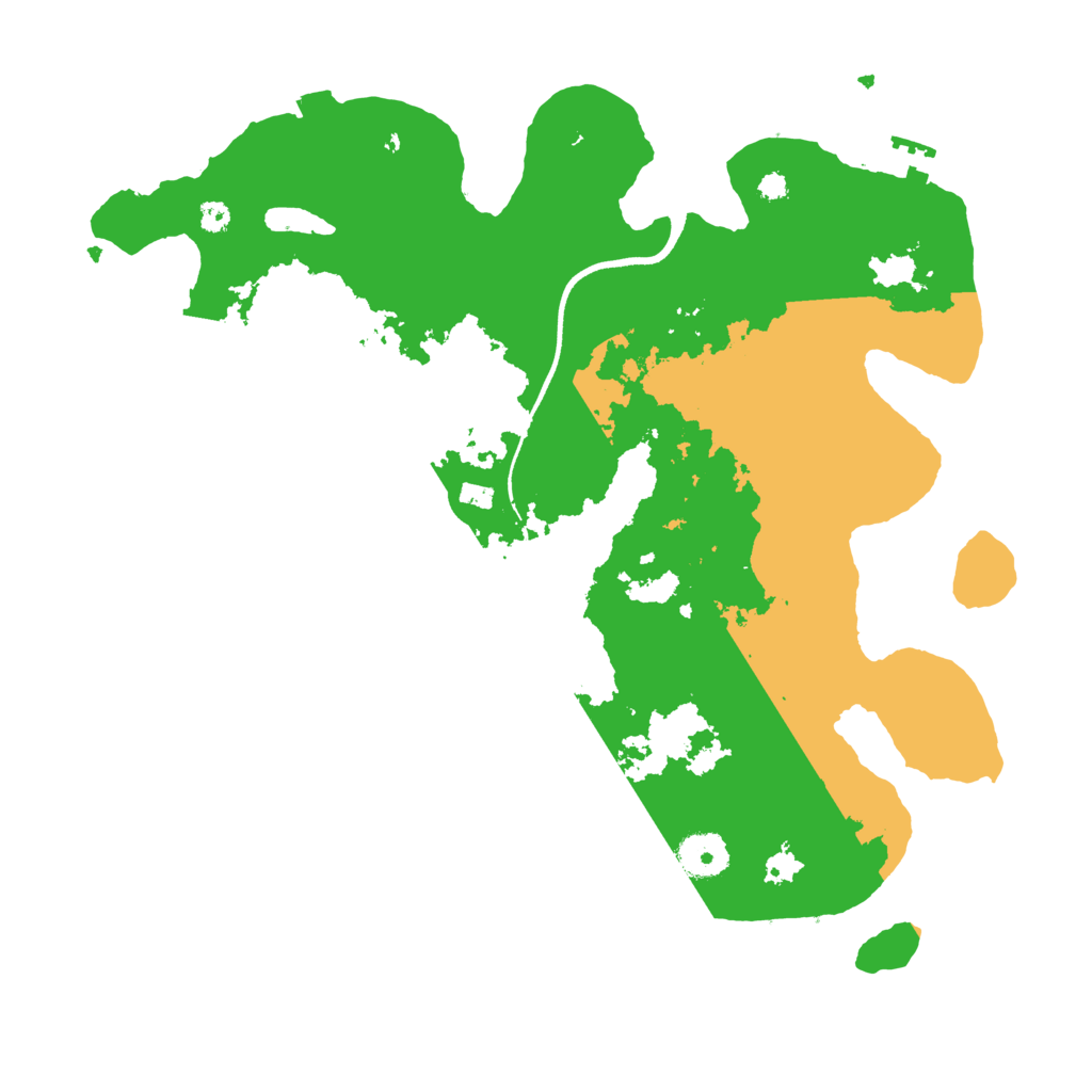 Biome Rust Map: Procedural Map, Size: 3550, Seed: 77180345