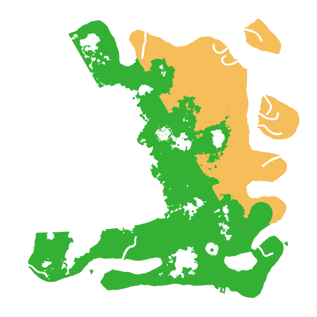 Biome Rust Map: Procedural Map, Size: 3700, Seed: 94053163