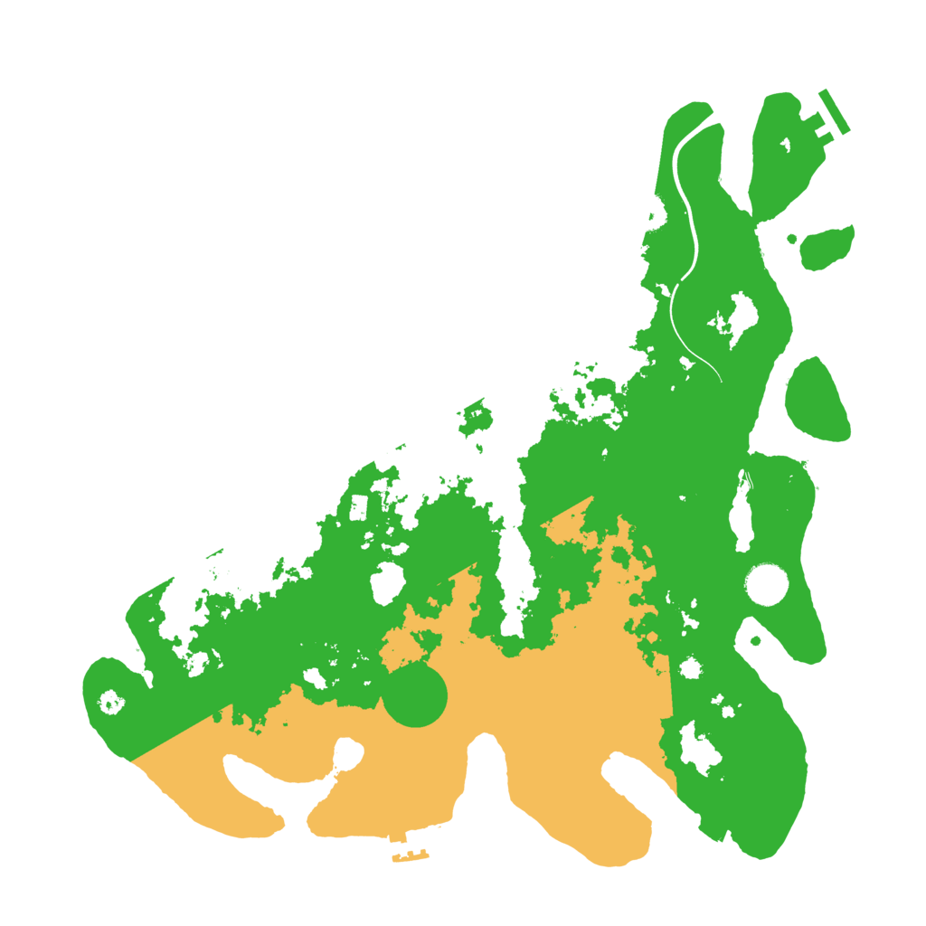 Biome Rust Map: Procedural Map, Size: 3850, Seed: 22000290